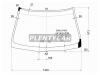 XYG GX90LFW/X Стекло лобовое в клей TOYOTA CRESTA SEDAN 4-DOOR 92-96