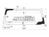 XYG H3-VPLFW/X Стекло лобовое в клей HUMMER P13S/H3 5D SUV 04-