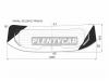 XYG HAVALJOLION21RWHX Стекло заднее Цвет стекла Зеленый/ Обогрев/ Молдинг / Haval Jolion 20-