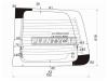 XYG H-IRW/LH/H/X Стекло заднее (распашной двери) левое с обогревом HYUNDAI H1-STAREX 97-07