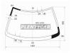 XYG HR32LFW/X Стекло лобовое в клей NISSAN SKYLINE 89-93 4D