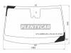 XYG HYUAZERA20LCSHS1ZLFWX Стекло лобовое (Одна камера/ Датчик дождя/ Все типы кузова) Hyundai Azera 19- / Grandeur 19-23