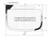 XYG HYUDN8RWHX Стекло заднее с обогревом HYUNDAI SONATA (DN8) 4D 20-