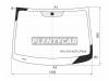 XYG HYU-I10-VCPLFW/X Стекло лобовое в клей HYUNDAI I 10 08- 5D HBK