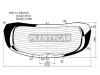 XYG HYU-TL RW/H/X Стекло заднее (крышка багажника) ч обогревом  HYUNDAI TUCSON 5D 16-