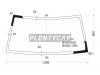 XYG IO-99LFW/X Стекло лобовое в клей MITSUBISHI PAJERO IO/PININ 98-