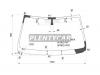 XYG IS-05-VCP LFW/X Стекло лобовое в клей LEXUS IS200/IS250/IS350 SEDAN 05-
