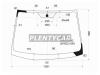 XYG ISISLFW/X Стекло лобовое в клей TOYOTA ISIS 5D MPV 2004-