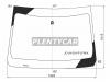 XYG JCX420VPLFWX Стекло лобовое JAC JS4 20-/MOSKVICH III 22-