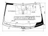 XYG JSU5016LVCSHLFWHX Стекло лобовое с обогревом щеток + дд + камера TOYOTA HIGHLANDER 16-19