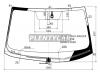 XYG JSU50-L-VCPSLFW/H/X Стекло лобовое в клей TOYOTA HIGHLANDER 14-
