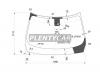 XYG JX35-L-13-VCS LFW/X Стекло лобовое в клей INFINITI JX35 L50(QX60)/NISSAN SKYLINE CROSSOVER 2013-