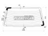 XYG KE106-1RW/H/X Стекло заднее (крышка багажника) с обогревом TOYOTA COROLLA KE106 WAGON 1998-  фонари хрусталь