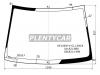 XYG KE120W-V-CL LFW/X Стекло лобовое в клей без полосы TOYOTA COROLLA FIELDER 4D/5D/ALLEX/RUNX/BYD F3/SOLANO 00-