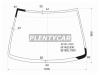 XYG KE129LFW/X Стекло лобовое в клей TOYOTA COROLLA SPACIO 97-01