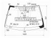 XYG KE140-L-VCPSLFW/X Стекло лобовое в клей TOYOTA COROLLA 2006- 4D