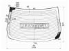 XYG KE140 RW/H/X Стекло заднее с обогревом TOYOTA COROLLA #15# 06-