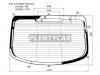 XYG KIA-K3-KOUP RW/H/X Стекло заднее с обогревомKIA K3/CERATO KOUP 2D 13-