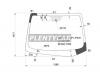 XYG KIA-K3-L-VCP LFW/X Стекло лобовое в клей  KIA CERATO SEDAN 12-