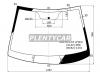 XYG KIA-TA-L-CPLFW/X Стекло лобовое в клей KIA PICANTO TA/MORNING 5D HATCHBACK 2010-