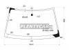 XYG L200-06LFW/X Стекло лобовое в клей MITSUBISHI TRITON/L200 06-/PAJERO/MONTERO SPORT 08-