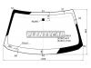 XYG L200-16-VP LFW/X Стекло лобовое в клей MITSUBISHI TRITON/L200 16-