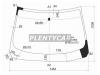 XYG L33 LFW/X Стекло лобовое в клей NISSAN TEANA L33 14-