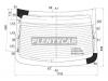 XYG L33 RW/H/X Стекло заднее c обогревом NISSAN TEANA L33 14-