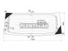 XYG L92RW/H/X Стекло заднее (крышка багажника) с обогревом DAIHATSU MIRA L92 5D HBK 2007-