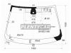 XYG LAGUNA-08-VCS LFW/X Стекло лобовое в клей RENAULT LAGUNA 4D SAL/5D HBK 2008-