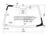 XYG LANDROVER-97LFW/X Стекло лобовое в клей LAND ROVER FREELANDER 3/5 UTILITY 97-