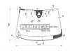 XYG LEON-12-VCSS LFW/X Стекло лобовое в клей SEAT LEON 12-