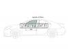XYG MALIBU-12 FD/LH Стекло переднее  левое опускное CHEVROLET MALIBU 4D SEDAN 2012-