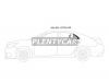XYG MALIBU-12 RQ/LH/X Стекло форточки (уголок) задней левой двери CHEVROLET MALIBU 4D SEDAN 2012-