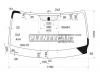 XYG MASTER-09-VCPLFW/X Стекло лобовое в клей RENAULT MASTER/OPEL MOVANO 09-