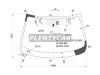 XYG MAZ-6-13-L-VCPSLFW/X Стекло лобовое в клей MAZDA 6 4D/5D SED/WGN 12-
