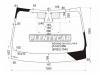 XYG MEGANE-09-VCSLFW/X Стекло лобовое в клей RENAULT MEGANE 5D HBK/WGN 08-