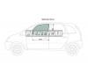 XYG MERIVA FD/LH Стекло переднее левое опускное OPEL MERIVA MPV 2003-/Chevrolet Meriva MPV 2004-