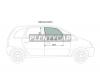 XYG MERIVA FD/RH Стекло переднее правое опускное OPEL MERIVA MPV 2003-/Chevrolet Meriva MPV 2004-