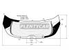 XYG MOKKA RW/H/X Стекло заднее (крышка багажника) с обогревом OPEL MOKKA 12-