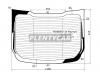 XYG MONDEO14RWHX Стекло заднее с обогревом FORD MONDEO 4D 14-