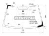 XYG N16-2LFW/X Стекло лобовое в клей NISSAN ALMERA (N16) 3/5D HBK 2000-/BLUEBIRD SYLPHY/SUNNY 4D 2000-2005
