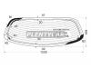 XYG N16-HBK RW/H/X Стекло заднее (крышка багажника) с обогревом NISSAN ALMERA 00- 3/5D HBK