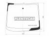 XYG NIC27RPLFWX Стекло лобовое Nissan Serena 16-22