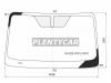 XYG NID23VCPLFWX Стекло лобовое Dongfeng DF6 22- / Nissan Frontier 15- / Navara 14- / NP300 14- / Terra 18-