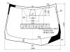 XYG NINB17LVCPSLFWX Стекло лобовое + дд NISSAN SENTRA 12-