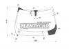 XYG NI-R52-VCP LFW/X Стекло лобовое в клей NISSAN PATHFINDER SUV 13-
