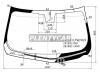 XYG NI-Y51-L-VCSH LFW/H/X Стекло лобовое с обогревом щеток в клей NISSAN FUGA Y51/INFINITI M35/M45 SED 11-