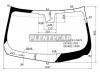 XYG NI-Y51-L-VCSLFW/X Стекло лобовое в клей NISSAN FUGA Y51/INFINITI M35/M45 SED 2011-