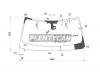 XYG NI-Y62-13-VCSS LFW/X Стекло лобовое в клей NISSAN PATROL/INFINITI QX56 5D SUV 13-